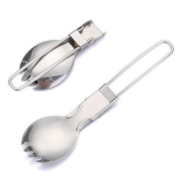 camp kitchen outdoor supplies stainless steel tableware foldable spoon fork traveling camping folding cutlery dishes
camp kitchen outdoor supplies stainless steel tableware foldable spoon fork traveling camping folding cutlery dishes