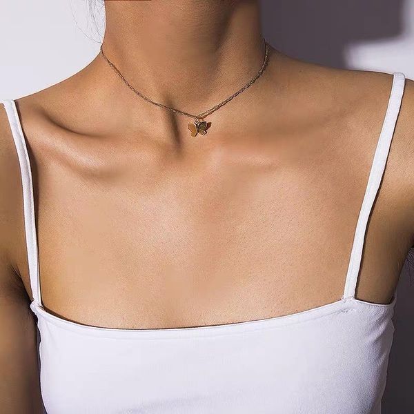 chains fashion tiny choker goth gilded butterfly star necklace for women elegant romantic aesthetic pendant necklaces jewelry gift x42, Silver
chains fashion tiny choker goth gilded butterfly star necklace for women elegant romantic aesthetic pendant necklaces jewelry gift x42, Silver