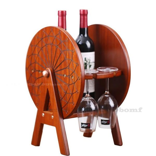 tablewine racks creative ferris wheel rack hanging glass holder bar stand bracket display decor wood bottle
tablewine racks creative ferris wheel rack hanging glass holder bar stand bracket display decor wood bottle