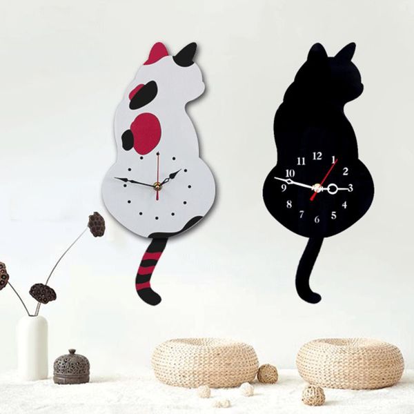 wall clocks clock cat shaking tail acrylic home office decorative mute move hanging for bedroom living room kitchen
wall clocks clock cat shaking tail acrylic home office decorative mute move hanging for bedroom living room kitchen