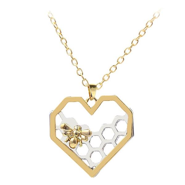 pendant necklaces design women fashion heart honeycomb necklace gift cute sweet bee shaped hollow daily party jewelry gifts, Silver
pendant necklaces design women fashion heart honeycomb necklace gift cute sweet bee shaped hollow daily party jewelry gifts, Silver