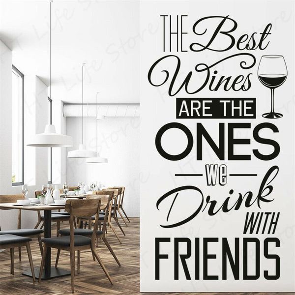 wall stickers wine with friends kitchen quote sticker beauty life home decor poster mural removable decals cc49
wall stickers wine with friends kitchen quote sticker beauty life home decor poster mural removable decals cc49