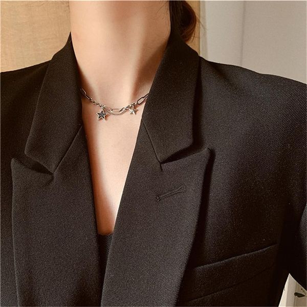 luokey korean style crystal star necklace for women silver color lady choker girls hiphop jewelry fashion collares gift pendant necklaces
luokey korean style crystal star necklace for women silver color lady choker girls hiphop jewelry fashion collares gift pendant necklaces