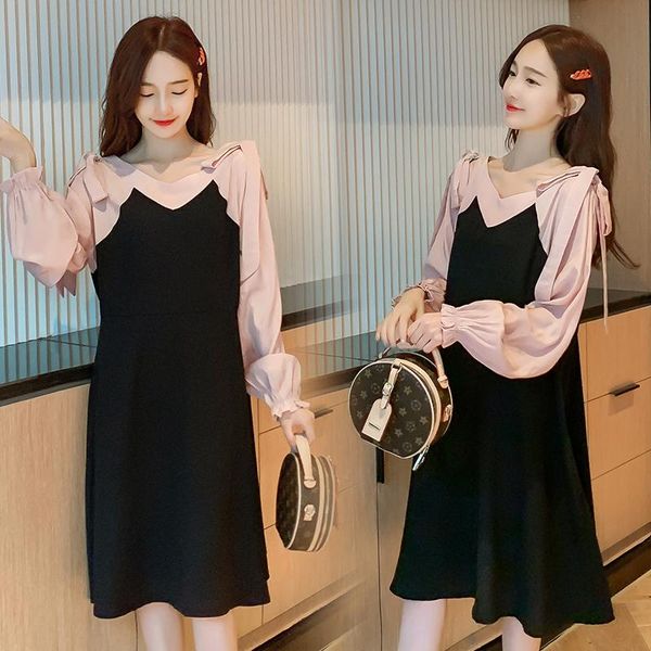 maternity dresses 108# clothes spring autumn long sleeves patchork loose stylish dress for pregnant women pregnancy, White
maternity dresses 108# clothes spring autumn long sleeves patchork loose stylish dress for pregnant women pregnancy, White
