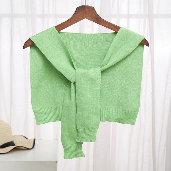 scarves korean knitting outer solid color scarf female neck protector sunscreen fake collar knotted airconditioning decorative shawl f71, Blue;gray
scarves korean knitting outer solid color scarf female neck protector sunscreen fake collar knotted airconditioning decorative shawl f71, Blue;gray