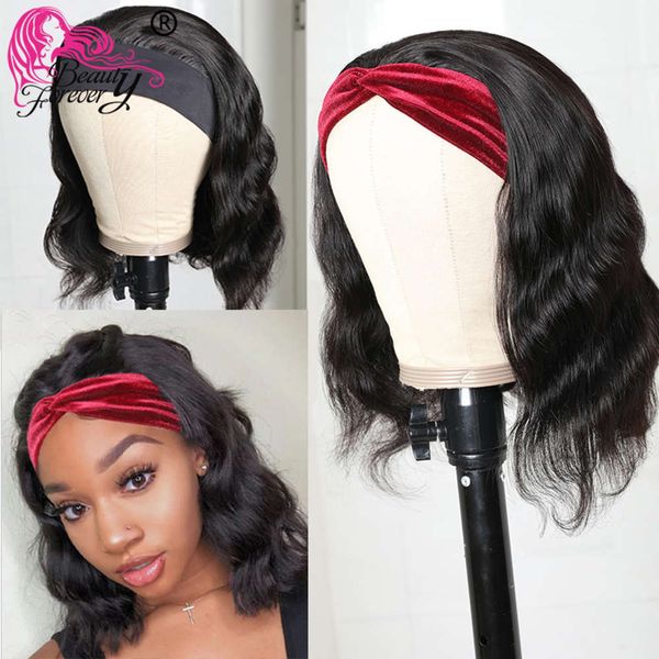 beauty foreve body wave short bob headband wigs with shawl 100% remy human hair wig 10-14inch lyme-machine headband wig, Black
beauty foreve body wave short bob headband wigs with shawl 100% remy human hair wig 10-14inch lyme-machine headband wig, Black