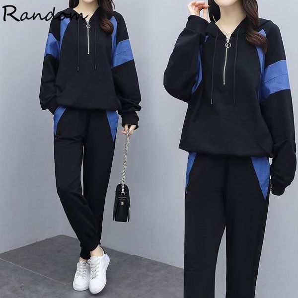 women's tracksuits plus size l-5xl women sports suit hooded and pant two piece demin patchwork tracksuit matching set winter clothes ou, Gray
women's tracksuits plus size l-5xl women sports suit hooded and pant two piece demin patchwork tracksuit matching set winter clothes ou, Gray