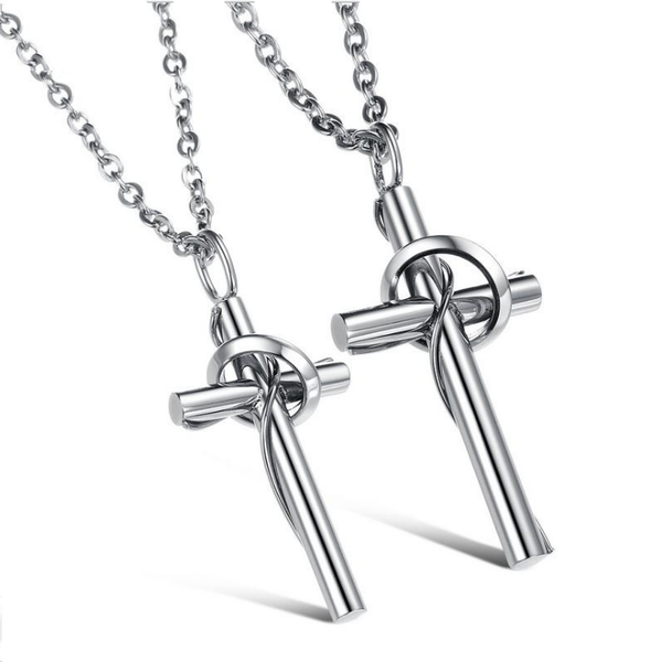 chains cyue fashion 316l stainless steel couples necklace the cross of love pendant charm for men women jewelry, Silver
chains cyue fashion 316l stainless steel couples necklace the cross of love pendant charm for men women jewelry, Silver