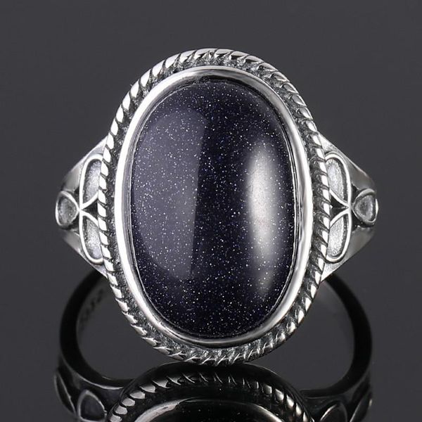 cluster rings blue sandstone for women's sterling silver 925 jewelry vintage with 11x17mm big oval gemstone gifts wholesale, Golden;silver
cluster rings blue sandstone for women's sterling silver 925 jewelry vintage with 11x17mm big oval gemstone gifts wholesale, Golden;silver