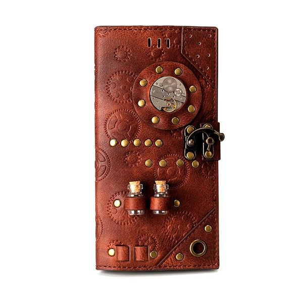 retro classic punk style genuine leather long wallets for women men clutch hasp purse large capacity card holder steampunk bag, Red;black
retro classic punk style genuine leather long wallets for women men clutch hasp purse large capacity card holder steampunk bag, Red;black