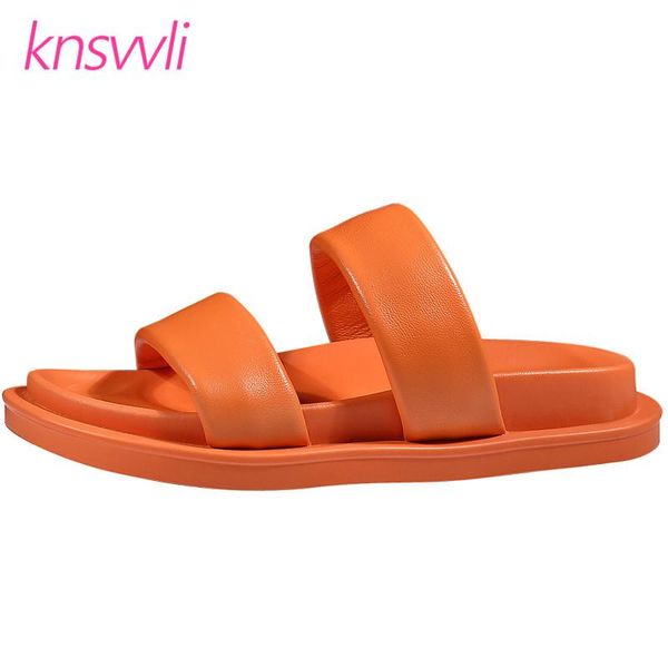 slippers candy color super soft leather woman one strap beach mules shoes ladies casual flat summer zapatos de mujer, Black
slippers candy color super soft leather woman one strap beach mules shoes ladies casual flat summer zapatos de mujer, Black