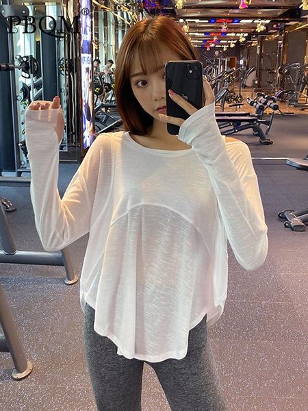 yoga outfit pbqm autumn fitness women's loose shirt thin t-shirt large size quick drying long sleeve sports white suit 6t2106
yoga outfit pbqm autumn fitness women's loose shirt thin t-shirt large size quick drying long sleeve sports white suit 6t2106