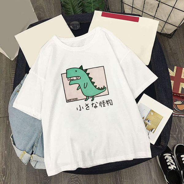 dinosaur printed women's t-shirt short sleeve loose candy female tshirts summer spring casual fashion ladies t shirts 210518, White
dinosaur printed women's t-shirt short sleeve loose candy female tshirts summer spring casual fashion ladies t shirts 210518, White