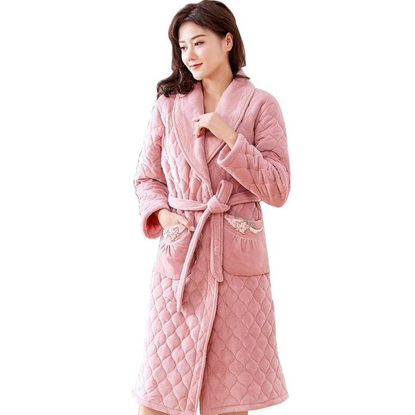 women's sleepwear flannel quilted warm long bathrobe women dressing gown bride bath robe femme plus size -xxxl bridesmaid robes weddin, Black;red
women's sleepwear flannel quilted warm long bathrobe women dressing gown bride bath robe femme plus size -xxxl bridesmaid robes weddin, Black;red