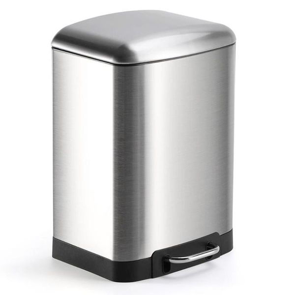 waste bins 6l/12l stainless steel rubbish bin step trash can wastebasket garbage container dust with lid kitchen
waste bins 6l/12l stainless steel rubbish bin step trash can wastebasket garbage container dust with lid kitchen