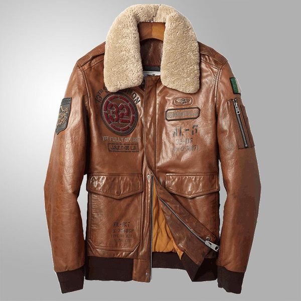 men's leather & faux youth man winter bomber fleece jacket and coat mens lamb fur coats, Black
men's leather & faux youth man winter bomber fleece jacket and coat mens lamb fur coats, Black