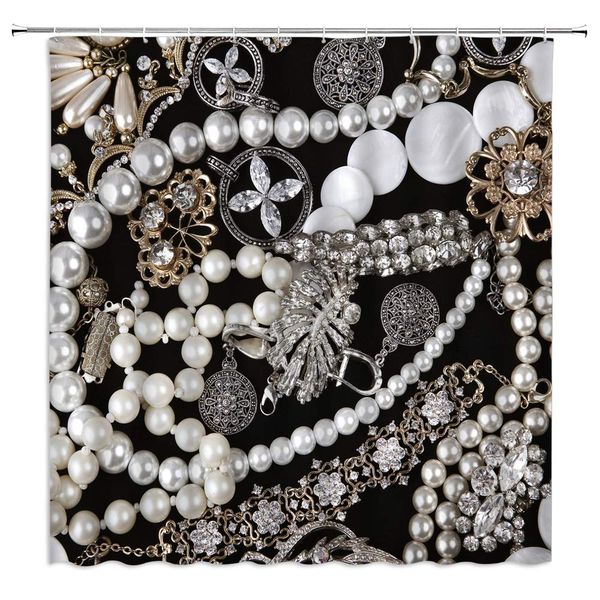 diamond pearl shower curtain gemstone necklace jewelry luxury sublime worth black background white fabric bath curtains bathroom
diamond pearl shower curtain gemstone necklace jewelry luxury sublime worth black background white fabric bath curtains bathroom