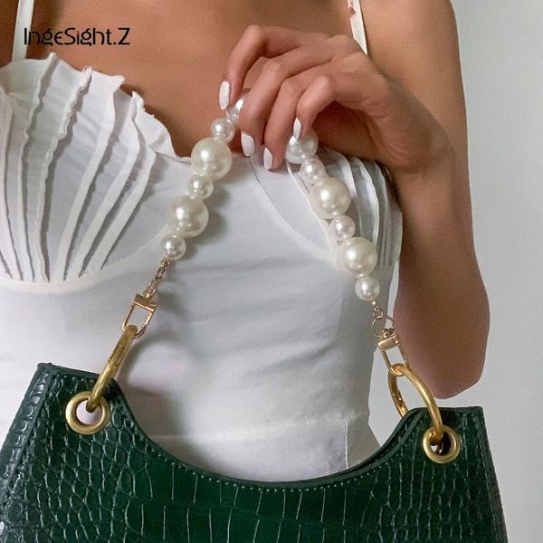 keychains ingesight.z punk big imitation pearl straps bag chains retro gold color chunky thick key for women jewelry accessories, Silver
keychains ingesight.z punk big imitation pearl straps bag chains retro gold color chunky thick key for women jewelry accessories, Silver