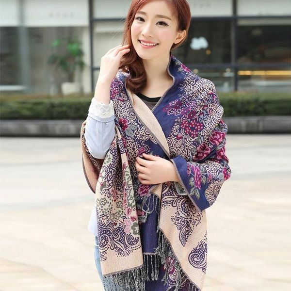 scarves autunm winter cotton women scarf tassels print ladies ethnic style female all-match travel shawl bufanda mujer, Blue;gray
scarves autunm winter cotton women scarf tassels print ladies ethnic style female all-match travel shawl bufanda mujer, Blue;gray