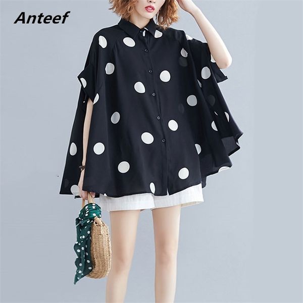 chiffon summer vintage polka dot korean style plus size casual loose shirt women blouse clothes ladies streetwear 210517, White
chiffon summer vintage polka dot korean style plus size casual loose shirt women blouse clothes ladies streetwear 210517, White