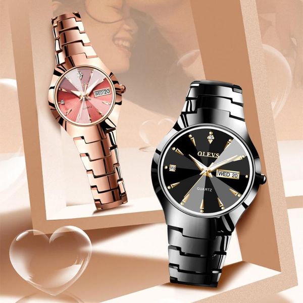 wristwatches couple watches pair men and women fashion stainless steel lovers watch luxury quartz wristwatch calender week hombr, Slivery;brown
wristwatches couple watches pair men and women fashion stainless steel lovers watch luxury quartz wristwatch calender week hombr, Slivery;brown