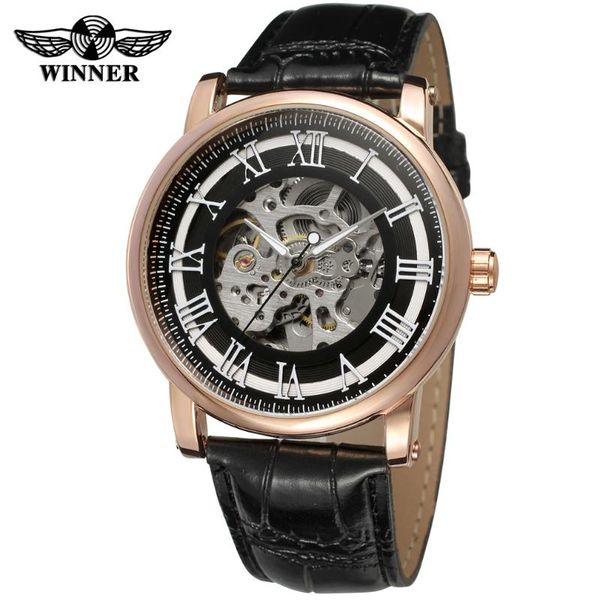 wristwatches t-winner simple men's hollow mechanical watch circular roman digital movement belt wrist, Slivery;brown
wristwatches t-winner simple men's hollow mechanical watch circular roman digital movement belt wrist, Slivery;brown