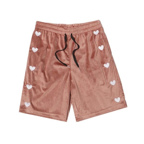 men's shorts love embroidery velvet ins hip-hop summer loose five-point casual sports basketball pants, White;black
men's shorts love embroidery velvet ins hip-hop summer loose five-point casual sports basketball pants, White;black