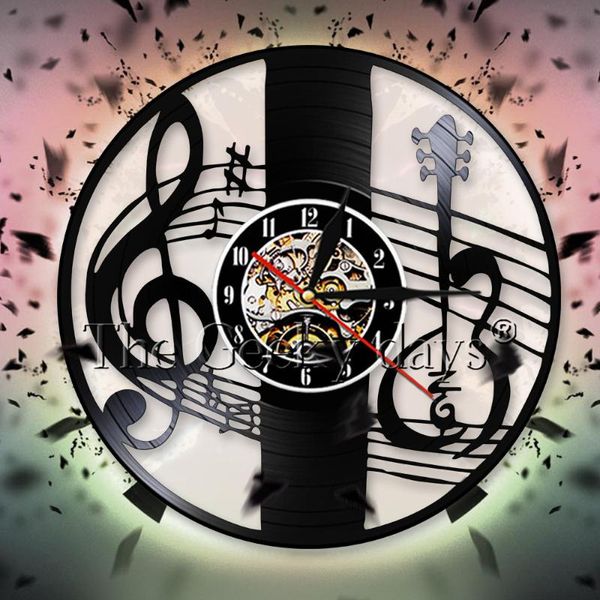 wall clocks treble clef notes keys music art decorative clock modern design record handmade artwork decor
wall clocks treble clef notes keys music art decorative clock modern design record handmade artwork decor
