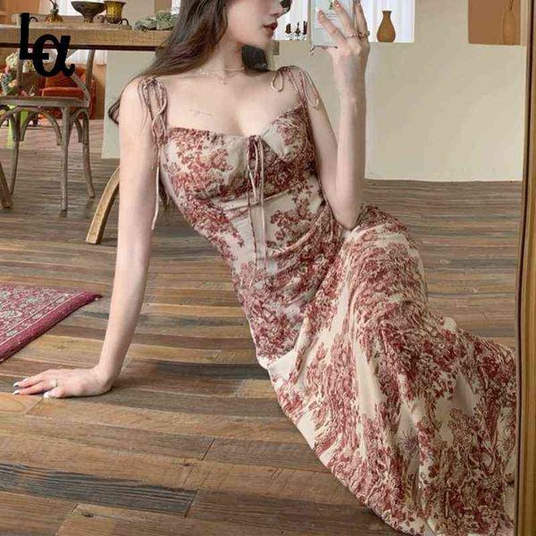 luck a french retro elegant strap dress womem vintage sweet temperament party midi dress bandage casual long dress 2021 new y1204, Black;gray
luck a french retro elegant strap dress womem vintage sweet temperament party midi dress bandage casual long dress 2021 new y1204, Black;gray