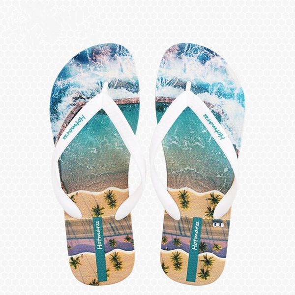 slippers cozok 2021 summer flip-flops men's casual non-slip beach shoes, Black