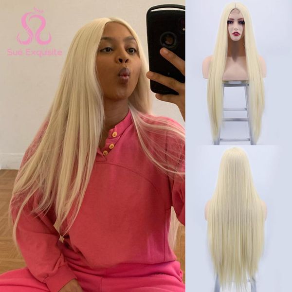 synthetic wigs sue exquisite for women long straight 60 613 blonde pink red middle part cosplay heat resistant, Black
synthetic wigs sue exquisite for women long straight 60 613 blonde pink red middle part cosplay heat resistant, Black
