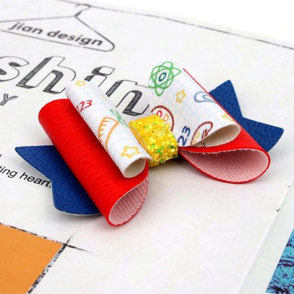 hair accessories cn 3 inch back to school leather clips for girls glitter knot hairpins barrettes kids students, Slivery;white
hair accessories cn 3 inch back to school leather clips for girls glitter knot hairpins barrettes kids students, Slivery;white
