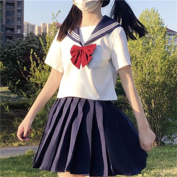 skirts jk uniform japan preppy style skirt plied short sailor collar sweet female tie, Black
skirts jk uniform japan preppy style skirt plied short sailor collar sweet female tie, Black