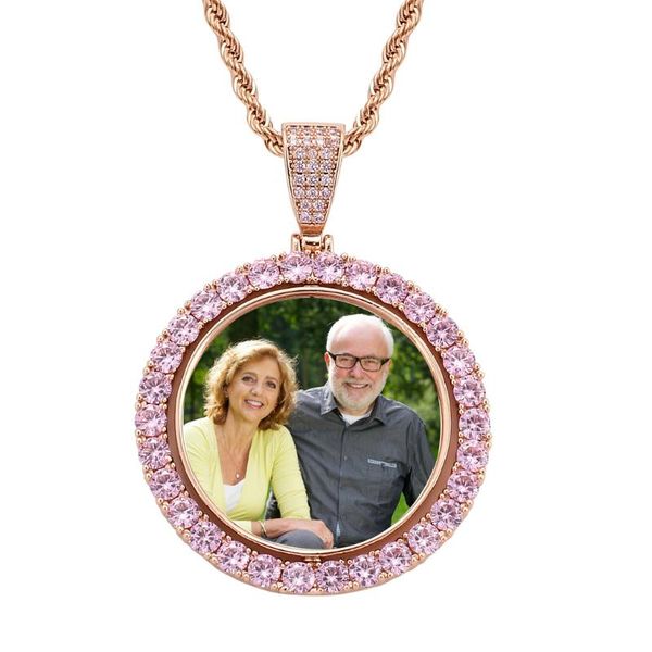 pendant necklaces iced out po custom necklace rotating double-sided frame diy commemorative hip hop jewelry friend gift, Silver
pendant necklaces iced out po custom necklace rotating double-sided frame diy commemorative hip hop jewelry friend gift, Silver