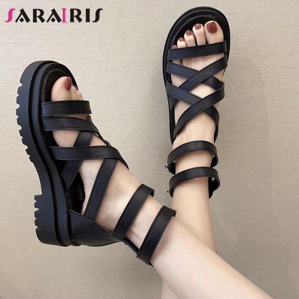 sarairis solid zipper open toe platform sandals women med heel cool fashion summer ladies shoes dress, Black
sarairis solid zipper open toe platform sandals women med heel cool fashion summer ladies shoes dress, Black