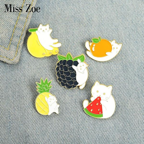 pins, brooches fruit cats enamel pins custom pineapple blueberry banana watermelon orange brooch lapel badge bag cartoon jewelry gift for ki, Gray
pins, brooches fruit cats enamel pins custom pineapple blueberry banana watermelon orange brooch lapel badge bag cartoon jewelry gift for ki, Gray