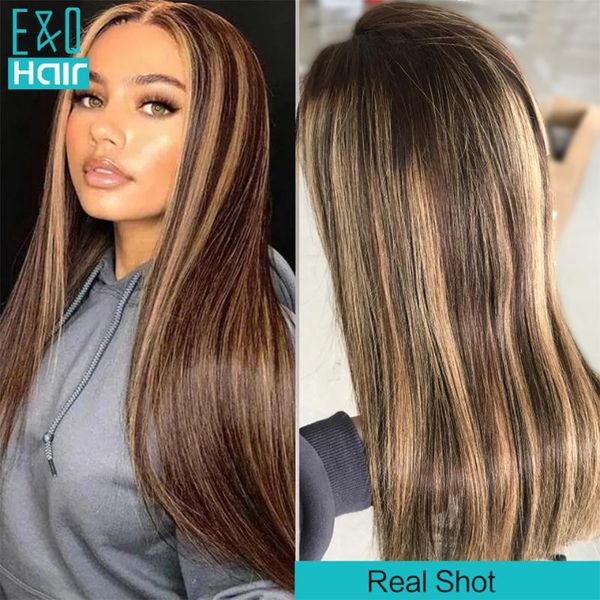 lace wigs ombre highlight honey blonde front human hair for women 30inch hd straight wig brazilian remy 360, Black;brown
lace wigs ombre highlight honey blonde front human hair for women 30inch hd straight wig brazilian remy 360, Black;brown