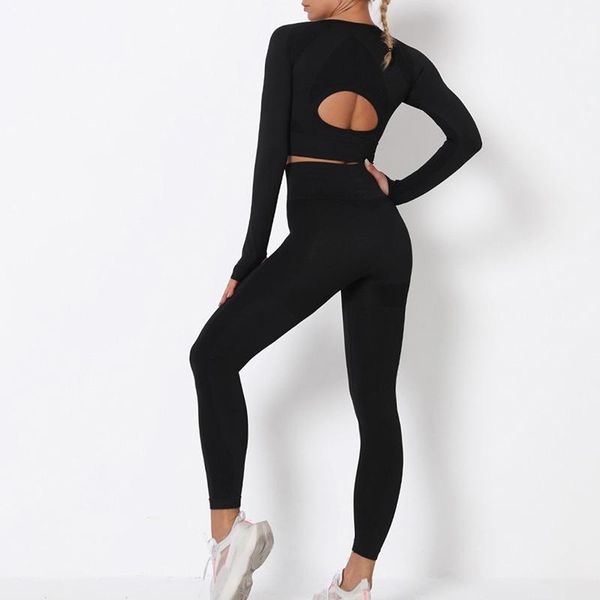 yoga outfit women set gym clothing long sleeve crop sport suit seamless leggings workout clothes female athletic wear fitness bra
yoga outfit women set gym clothing long sleeve crop sport suit seamless leggings workout clothes female athletic wear fitness bra