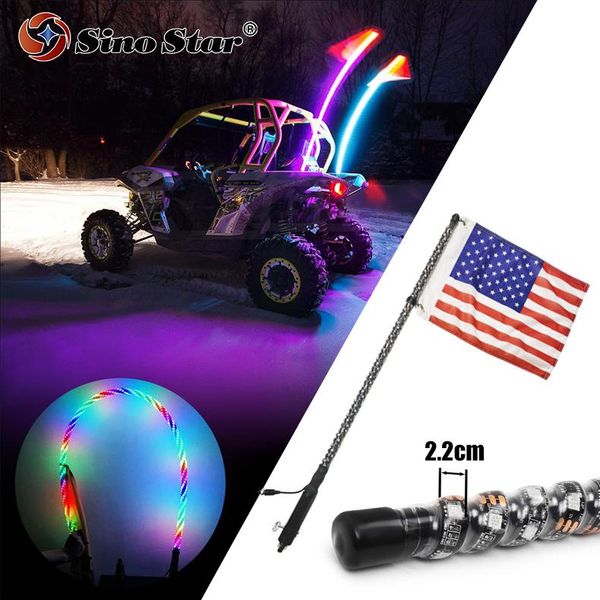 car headlights swl2-3ft 2pcs 3ft/0.9m multi-color changing light whip warning for utv off- road vehicle atv
car headlights swl2-3ft 2pcs 3ft/0.9m multi-color changing light whip warning for utv off- road vehicle atv
