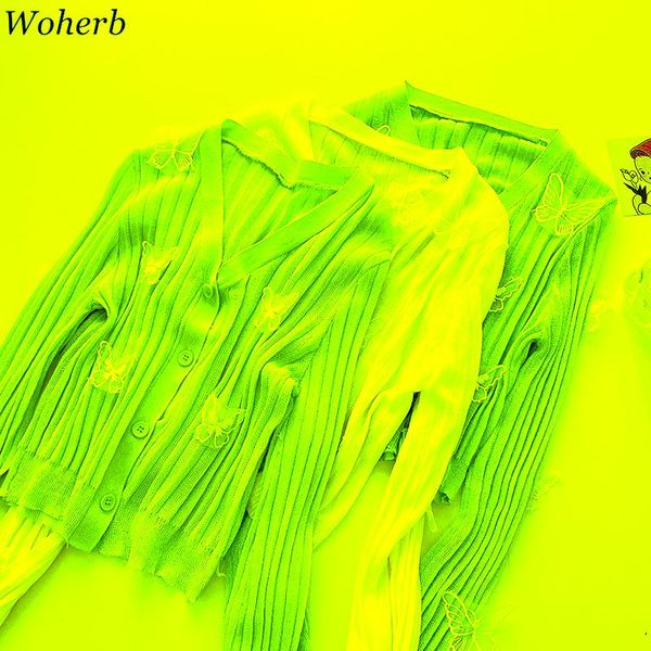 woherb knitted thin sweater women korean 3d butterfly v neck long sleeve cardigan coat sun protection slim cropped 4j307 women's knits, White
woherb knitted thin sweater women korean 3d butterfly v neck long sleeve cardigan coat sun protection slim cropped 4j307 women's knits, White