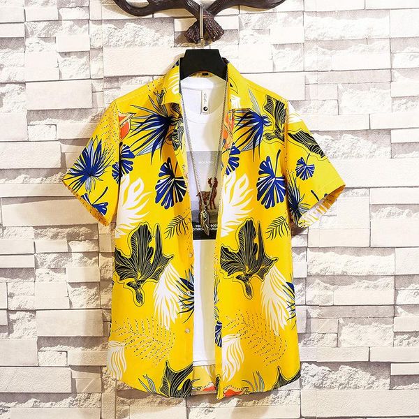men's casual shirts hawaii shirt floral print beach men japanese summer fashion clothing holiday plus size 7xl camisa streetwear, White;black
men's casual shirts hawaii shirt floral print beach men japanese summer fashion clothing holiday plus size 7xl camisa streetwear, White;black