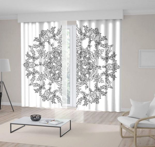 curtain & drapes snowflake shape circle ornament mandala doodle style floral art black white
curtain & drapes snowflake shape circle ornament mandala doodle style floral art black white