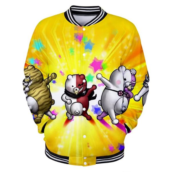 men's jackets fashion anime danganronpa monokuma black white bear 3d baseball jacket men/women casual tracksuit cosplay costume clothes, Black;brown
men's jackets fashion anime danganronpa monokuma black white bear 3d baseball jacket men/women casual tracksuit cosplay costume clothes, Black;brown