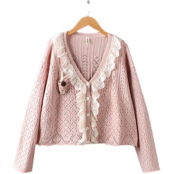 women's knits & tees autumn japan style sweet mori girl wool blended solid sweater cardigan lace stitching knitted outer jackets for wo, White
women's knits & tees autumn japan style sweet mori girl wool blended solid sweater cardigan lace stitching knitted outer jackets for wo, White