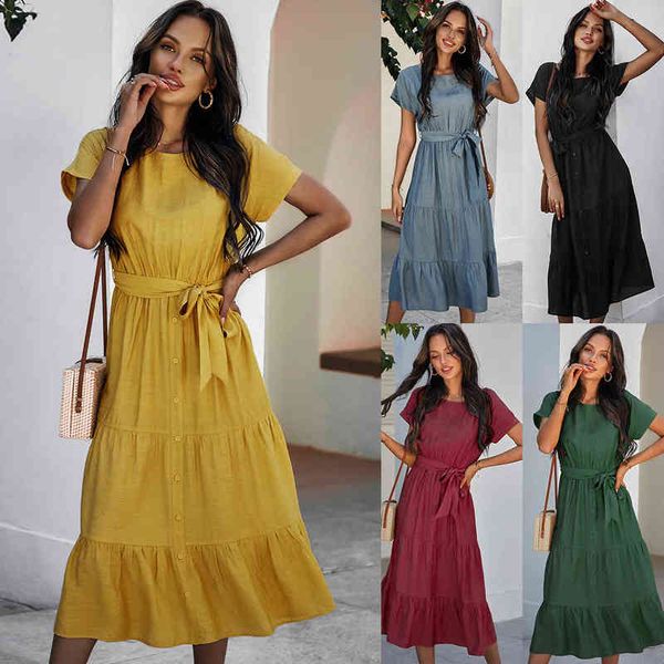 casual dresses women's 2022 spring and summer corset simple solid color dresses, Black;gray
casual dresses women's 2022 spring and summer corset simple solid color dresses, Black;gray