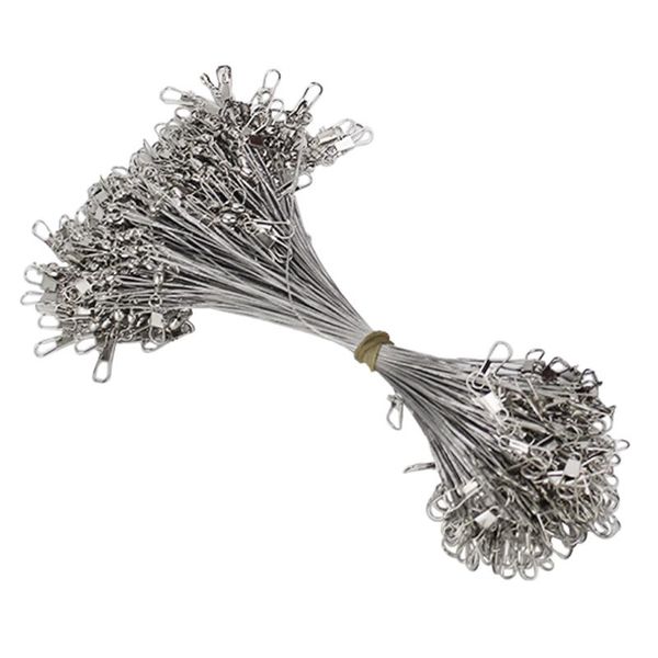 100pcs wire trace leader rig, carbon steel fishing rigs tackle lure swivel snaps high strength braid line
100pcs wire trace leader rig, carbon steel fishing rigs tackle lure swivel snaps high strength braid line