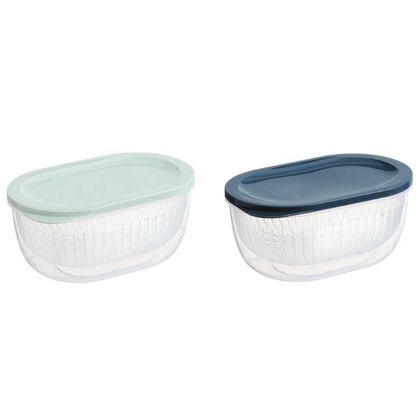 storage bottles & jars 2 pcs kitchen scallion box, refrigerator plastic transparent drain sealed box-green blue
storage bottles & jars 2 pcs kitchen scallion box, refrigerator plastic transparent drain sealed box-green blue