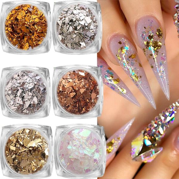 color 3d nail foil stickers slim irregular sticker symphony candy cellophane fragment nails sequins decoration art decorations, Silver;gold
color 3d nail foil stickers slim irregular sticker symphony candy cellophane fragment nails sequins decoration art decorations, Silver;gold