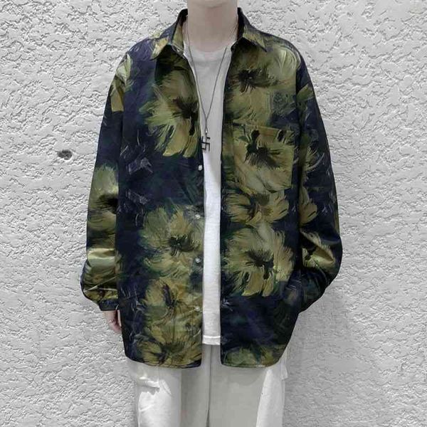 men's casual shirts spring flower fashion printing retro men streetwear korean long sleeve mens dress -5xl wu3p, White;black
men's casual shirts spring flower fashion printing retro men streetwear korean long sleeve mens dress -5xl wu3p, White;black