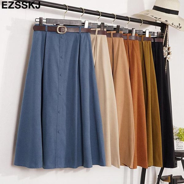 skirts autumn winter suede velvet skirt women 2021 long elegant korean high waist female button a-line pleated with belt, Black
skirts autumn winter suede velvet skirt women 2021 long elegant korean high waist female button a-line pleated with belt, Black